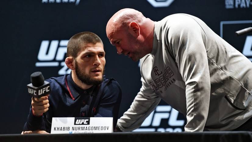 С прицелом на «бой века»: почему главе UFC может быть выгодно возвращение Нурмагомедова