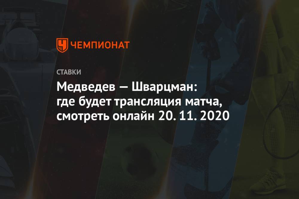 Медведев — Шварцман: где будет трансляция матча, смотреть онлайн 20.11.2020