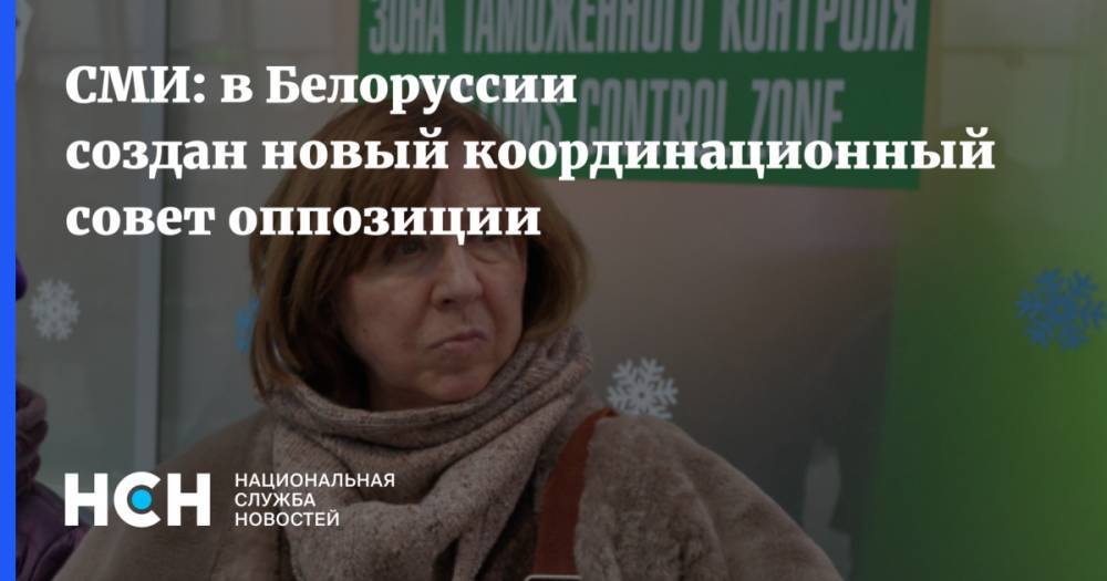 СМИ: в Белоруссии создан новый координационный совет оппозиции