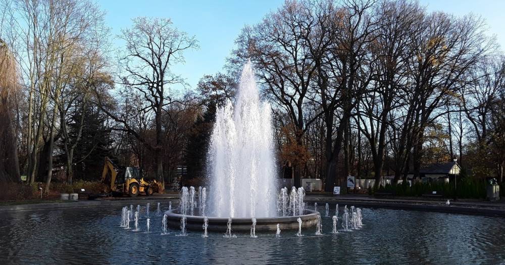 В зоопарке Калининграда 21 ноября запустили центральный фонтан