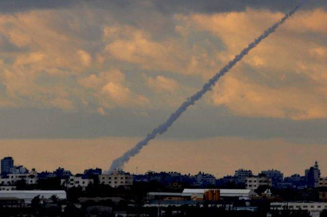 Одна ракета выпущена из сектора Газа по Израилю