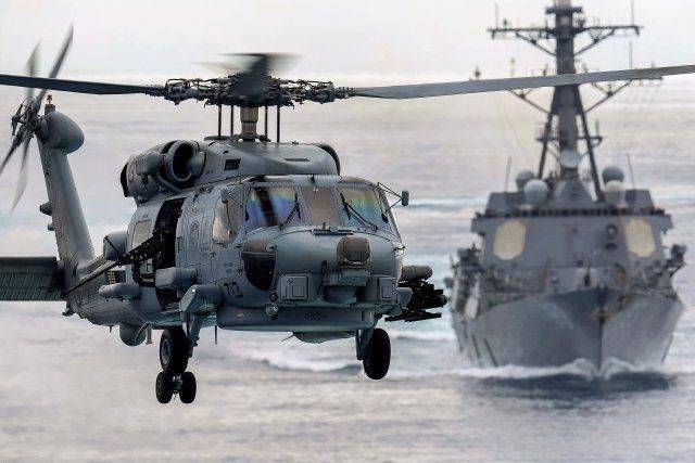 Вертолеты MH-60R ВМС США оборудуют новыми датчиками для обнаружения подводных лодок
