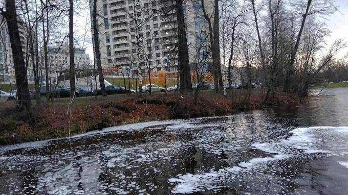 Разлив нефти в районе Ушаковской набережной в Петербурге ликвидирован