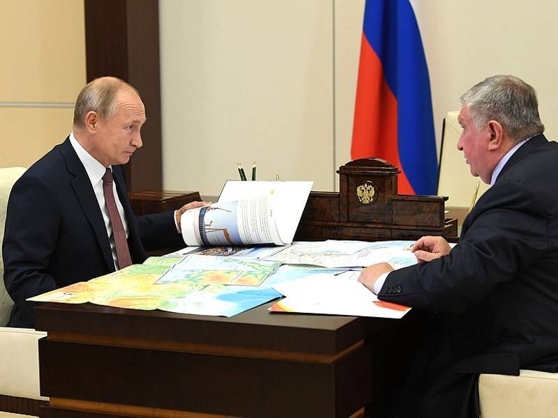 Президент оценил крупнейшие проекты «Роснефти»