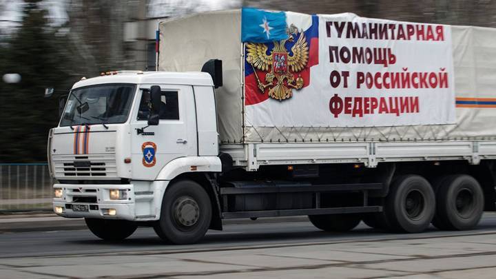 Гуманитарный юбилей: на Донбасс отправилась сотая колонна МЧС