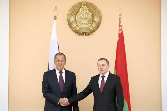 В Минске начались переговоры министров иностранных дел России и Белоруссии