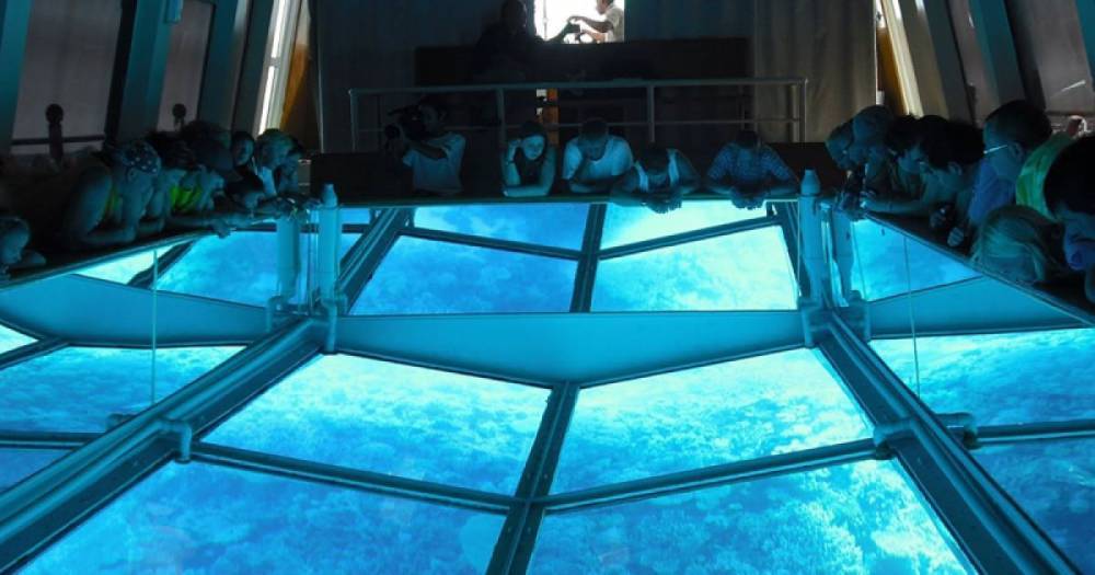 В Египте создали лодку с самым большим в мире стеклянным дном