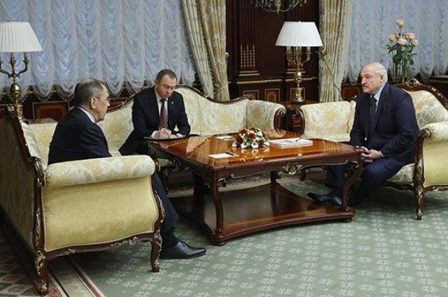 В Минске прошла встреча Лукашенко и Лаврова