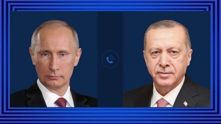 Эрдоган сообщил о своем разговоре с Путиным