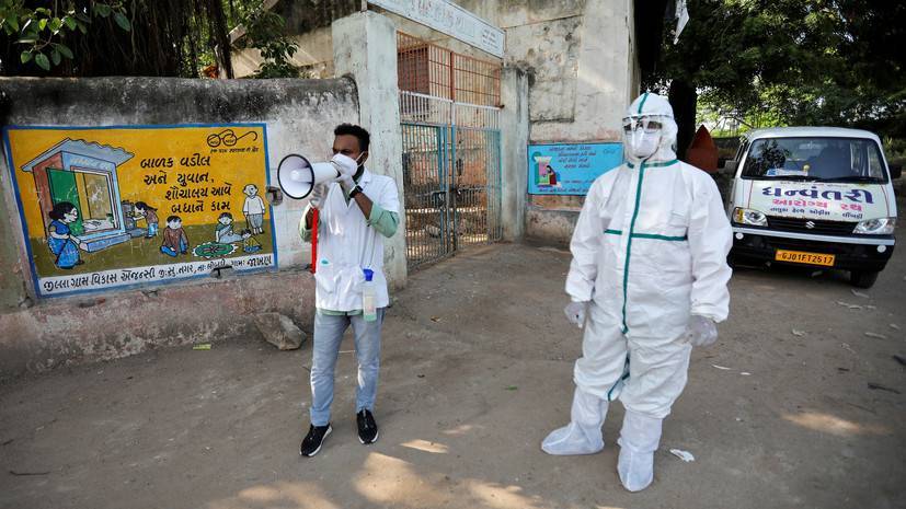 В Индии за сутки зафиксировали более 38 тысяч случаев коронавируса