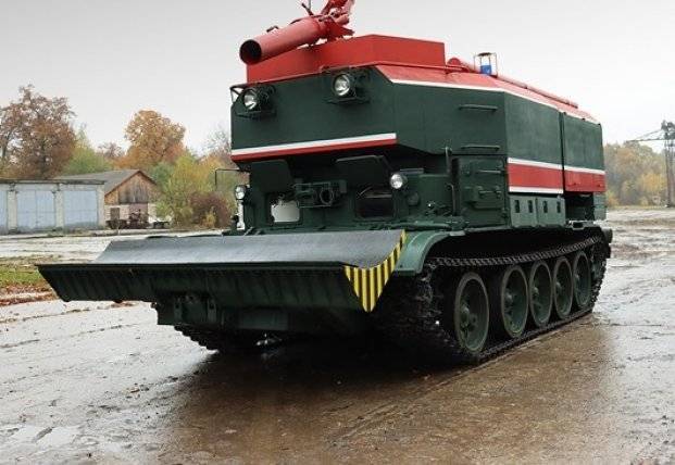 ВСУ получили модернизированные пожарные танки (фото)