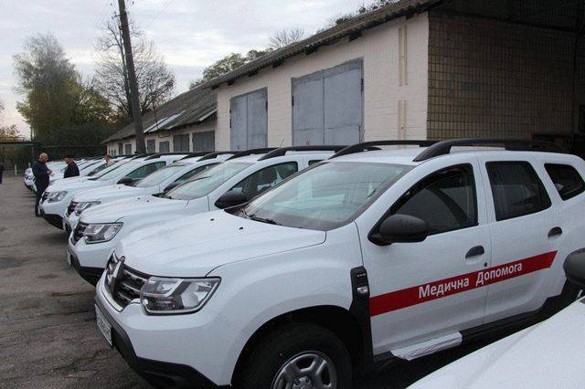 Для медиков Винницкой области закупили 23 автомобиля
