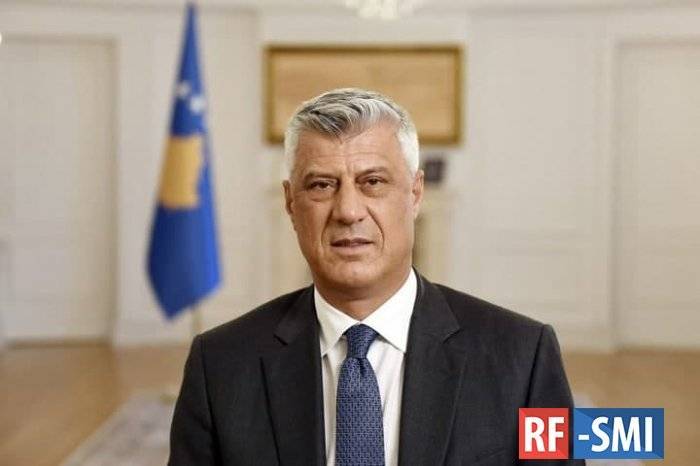 Лидер непризнанного Косова Хашим Тачи ушел в отставку