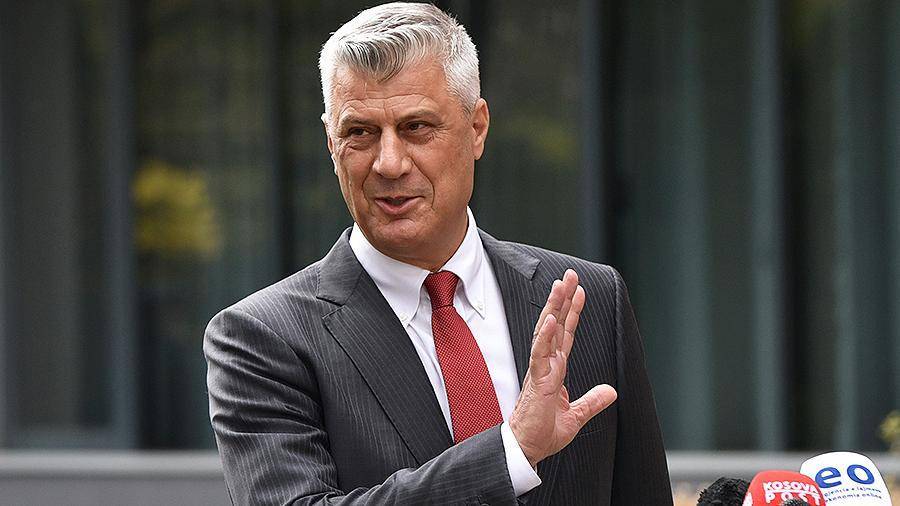 Глава Косово Хашим Тачи подал в отставку