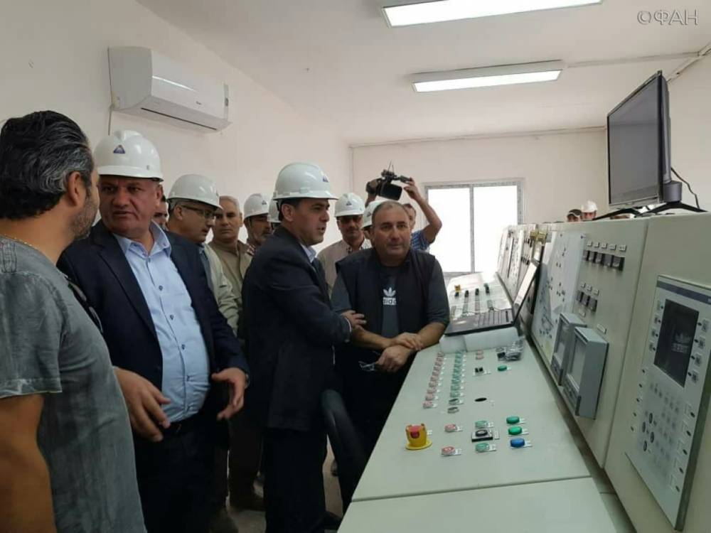 Министр природных ресурсов Сирии посетил фосфатные рудники Хомса