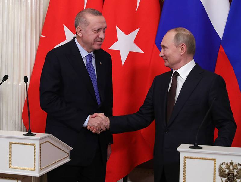 Путин и Эрдоган обсудили урегулирование в Карабахе