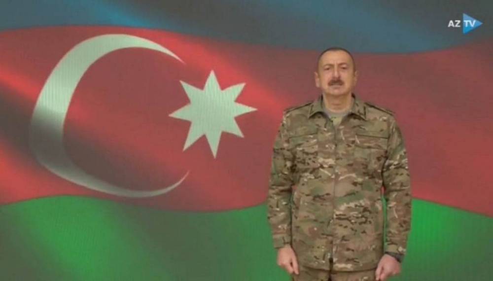 Алиев объявил о взятии города Шуши