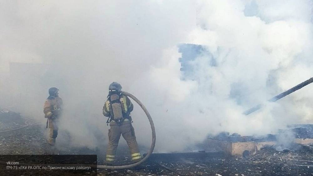 Пожарные ликвидировали открытое горение в краснодарском тире ДОСААФ
