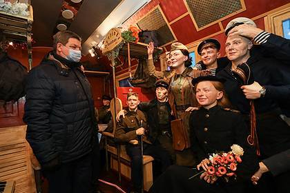 «Поезд Победы» с иммерсивной инсталляцией прибыл в Волгоград