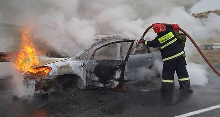 Жуткое ДТП близ села Ацашен в Армении: заживо сгорели три человека, в том числе ребенок