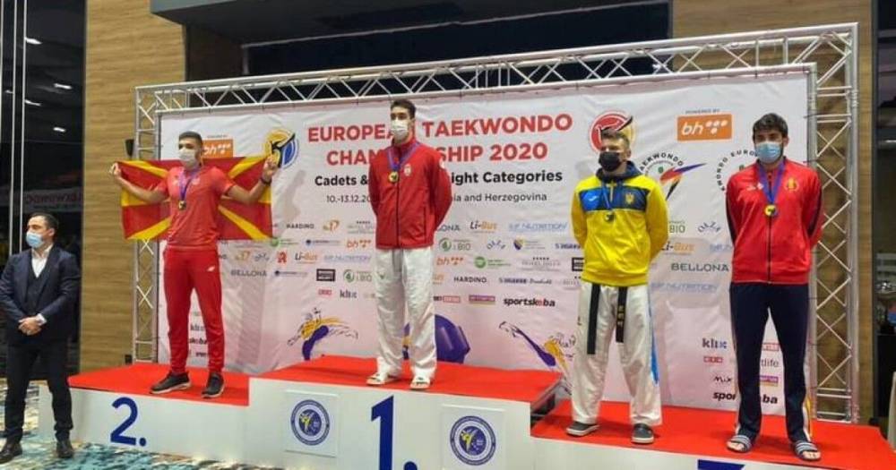 Украинец Владислав Бондарь завоевал бронзу на чемпионате Европы по тхэквондо