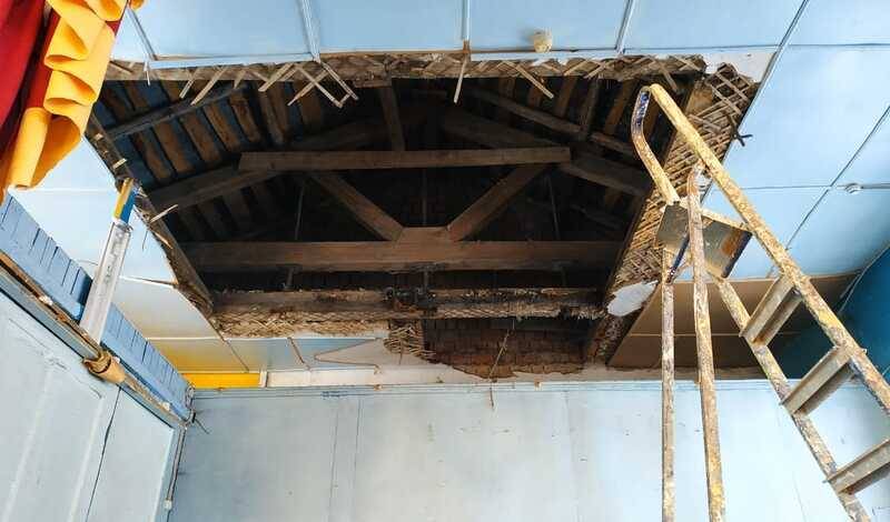 В школе в Мордовии обрушился потолок (ФОТО)