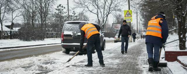 В Красногорске за минувшие сутки убрано более 500 тысяч «квадратов» от снега