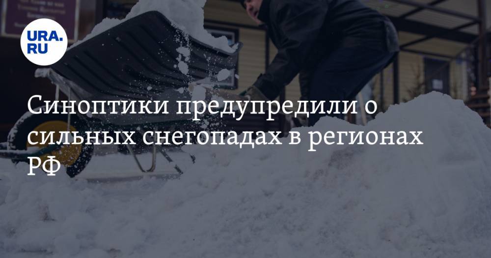 Синоптики предупредили о сильных снегопадах в регионах РФ