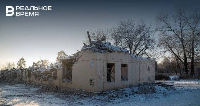 Землю в казанском поселке Левченко начали расчищать от аварийных домов