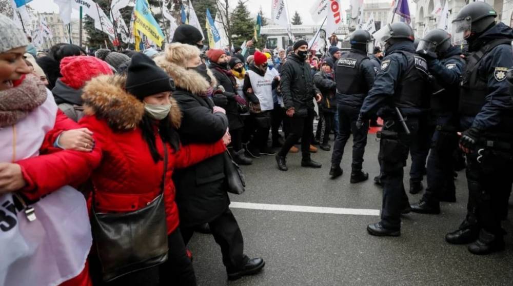 В Киеве снова митинг на Майдане Независимости