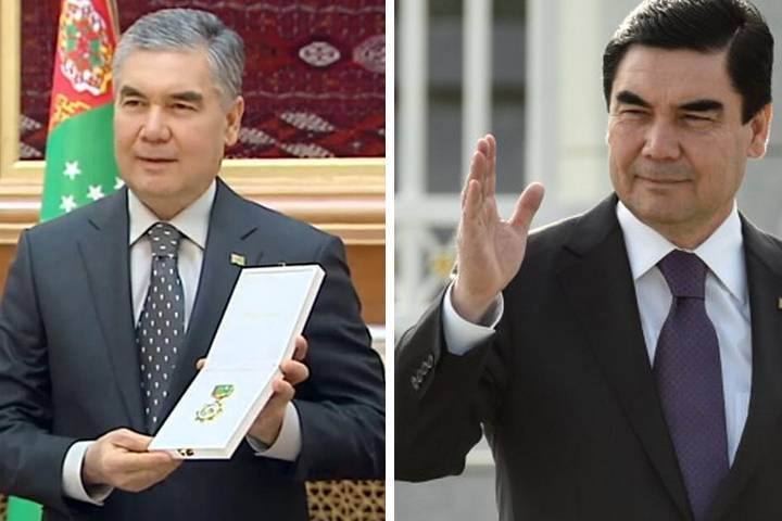 Президент Туркмении перестал красить волосы