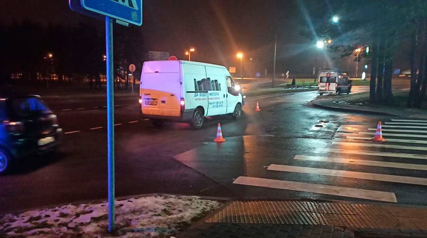 Пешеход попал под машину в Минске