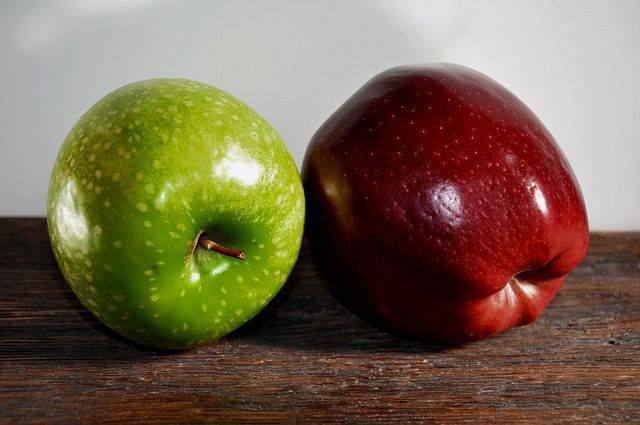 Чем зелёные фрукты полезнее красных?