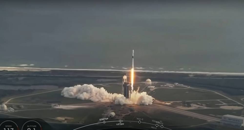 SpaceX отправила в космос секретный спутник для Пентагона, видео