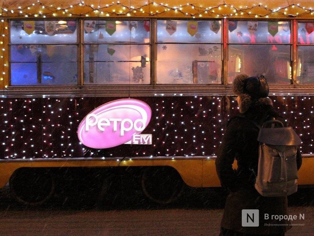 Нижегородский трамвай борется за звание самого красивого рождественского транспорта
