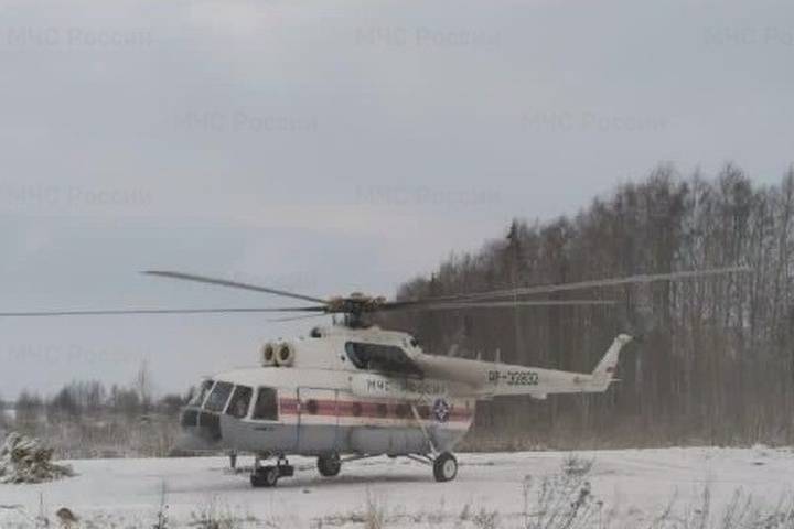 Мужчину в тяжелом состоянии доставили вертолетом в Тверь
