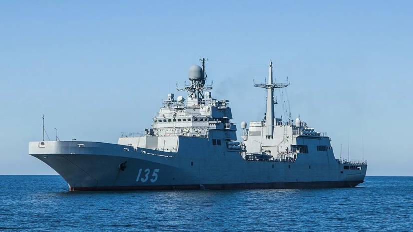 Десантный корабль «Пётр Моргунов» поступил в состав ВМФ России