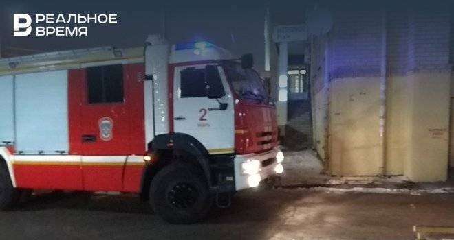 В центре Казани произошел пожар в офисном здании