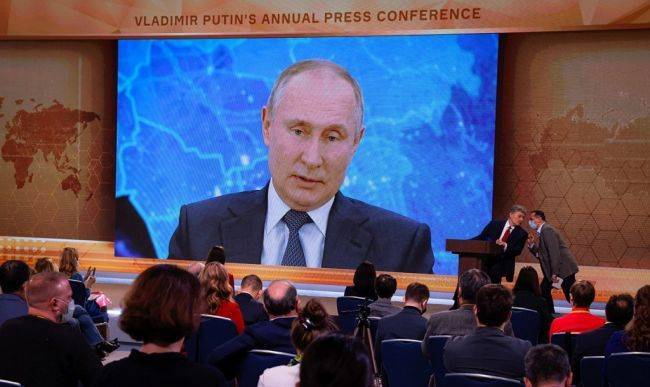Украинский телеканал наказали за показ отрывка пресс-конференции Путина