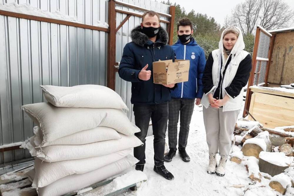 В Тамбовской области приют для бездомных животных получил 250 кг корма