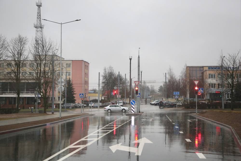 В Гродно открыли транспортную перемычку между магистралями и включили «умный» светофор