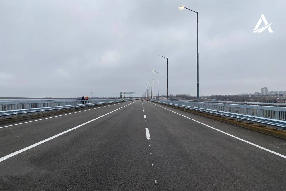В Запорожье открыли новый автомобильный мост на остров Хортица: фото