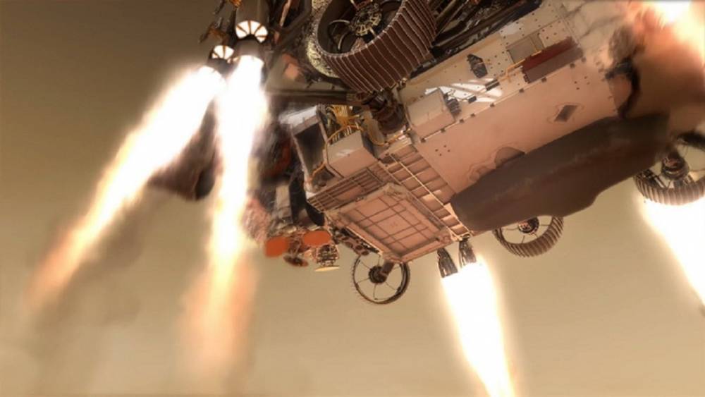 NASA показало, что ждет марсоход Perseverance при посадке на Марс в следующем году: видео