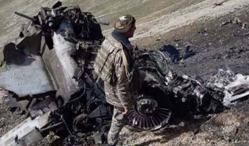 Азербайджан признал потерю штурмовика Су-25 в ходе боев за Нагорный Карабах