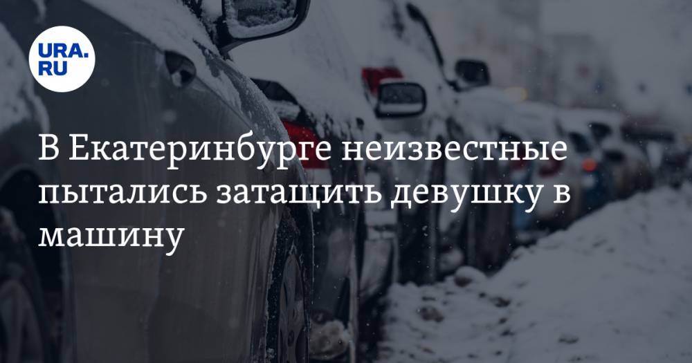 В Екатеринбурге неизвестные пытались затащить девушку в машину. Видео