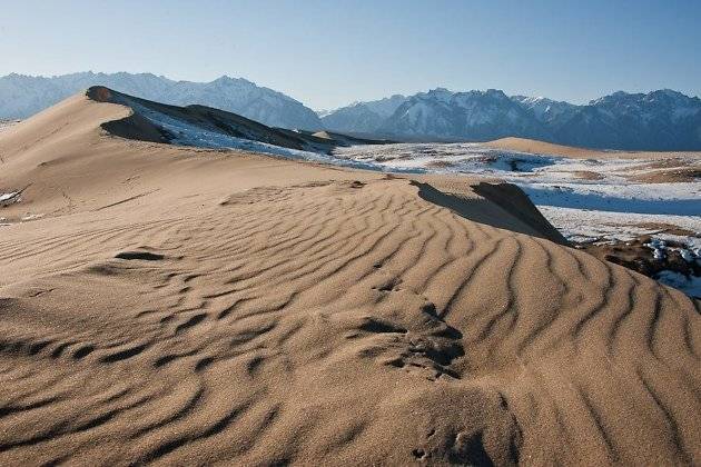 Чарские пески в Забайкалье вошли в десятку удивительных мест России
