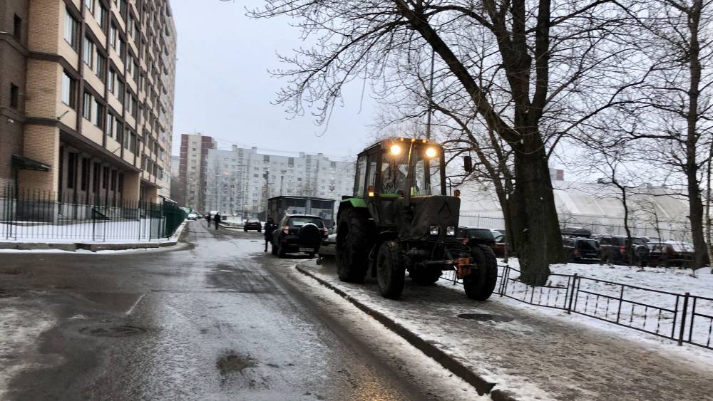 Жителей Петербурга ожидает ледяной дождь со снегом