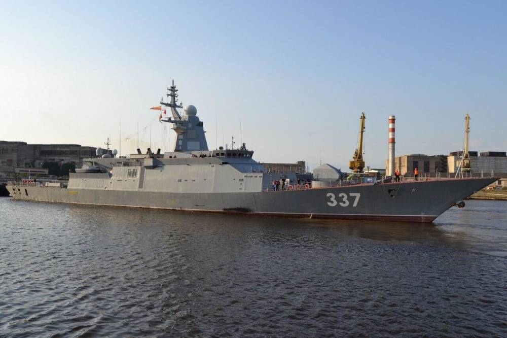 Корвет «Гремящий» вошел в состав ВМФ России