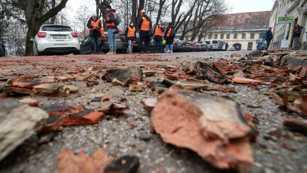 Основной удар землетрясения пришелся на хорватскую Петриню