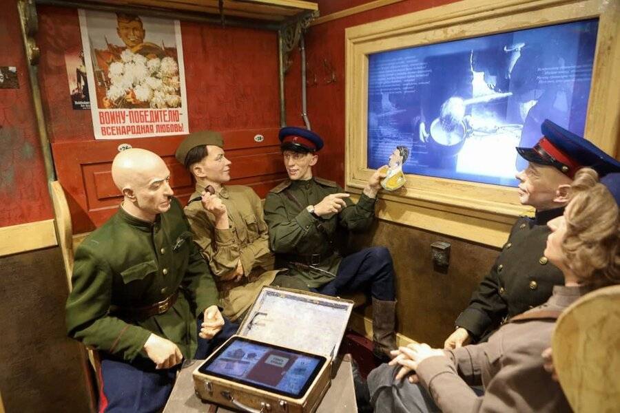 Москва онлайн покажет экскурсию по передвижному музею "Поезд Победы"